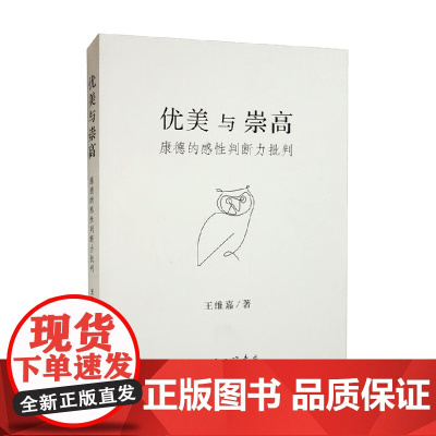 优美与崇高 康德的感性判断力批判 王维嘉 著 哲学