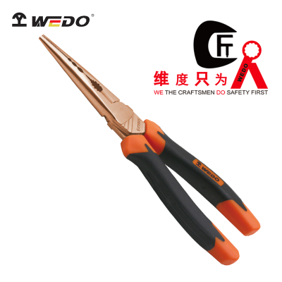 WEDO维度厂家直供 防爆德式省力尖嘴钳 铍青铜 省力钳子 新型尖嘴钳