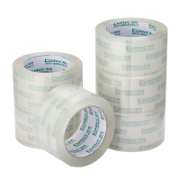 齐心 JT6010-6 封箱胶带60mm*100y*50um(6卷/筒) 高透明 1筒装