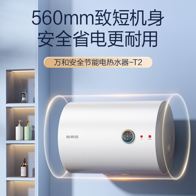 万和电热水器储水式家用40升小户型2000W速热节能省电E40-T2D1-20