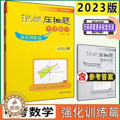 [醉染正版]2023版挑战压轴题 中考数学强化训练篇 初中总复习资料教辅书 初二初三真题试卷分类题库七八九年级解题技巧