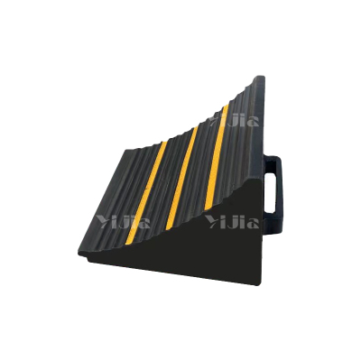 翌嘉YJ4121909 塑料止退器塑料止滑器停车斜坡垫三角木阻车器 360*280*260mm