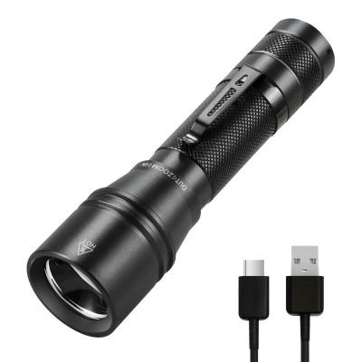 SINOMARC(深圳中跃)ZY3012 LED 强光变焦手电(单位:套)黑色