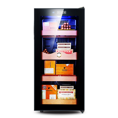 尊堡(zunbao)BX-78 雪松木雪茄架恒温保湿雪 茄柜电子保湿柜