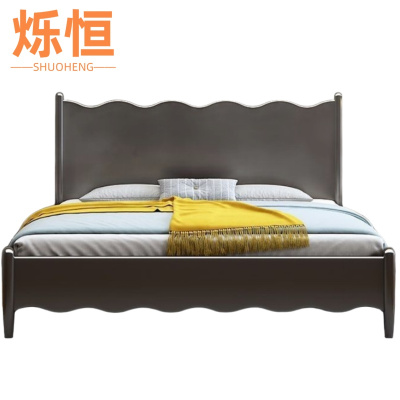 烁恒实木床