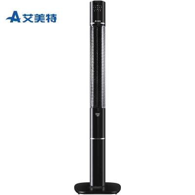 黑色 艾美特电风扇无叶塔扇家用台式遥控落地扇轻音立式电扇FT47HR-W