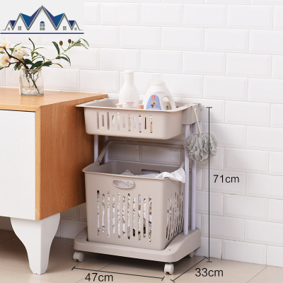 脏衣篮脏衣服收纳筐篓家用洗衣蓝放衣物的篮子装衣娄桶置物架浴室 三维工匠收纳篮