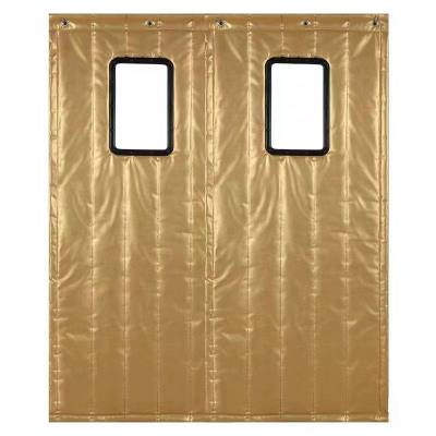 常喜悦冬季防寒棉布帘 大门防风防寒保温门帘平方米计价