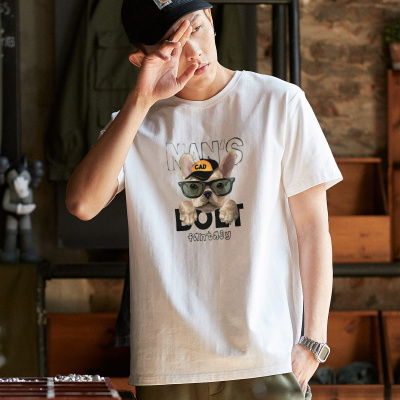 [1折价29.9元,叠加优惠券]唐狮 体恤男短袖照片印短袖T恤男士上衣短袖男T恤夏男士T恤短袖