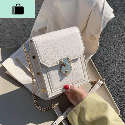 夏天的包包女2020新款潮百搭单肩斜挎包超火包链条迷你小方包insNEW LAKE女斜挎包