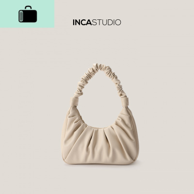 腋下包女云朵褶皱包法棍单肩斜挎小众质感韩版2020新款潮NEW LAKE女斜挎包