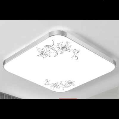 吸顶灯正方形简约铝材卧室灯客厅灯阳台灯书房餐厅过道玄关灯