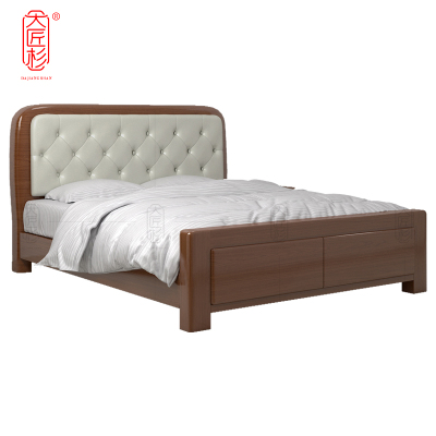 大匠杉 床实木床软包床 1800*2000mmDC318