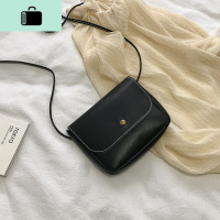 日韩复古迷你软皮斜挎包学生休闲小方包 简约百搭单肩包小包女NEW LAKE女士单肩包