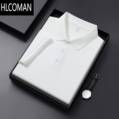 HLCOMAN夏季男士polo衫短袖T恤商务休闲纯色半袖