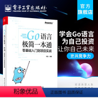 [正版] Go语言极简一本通 零基础入门到项目实战 零基础入门到项目实战 程序设计 基础知识 Go语言基本程序结构G