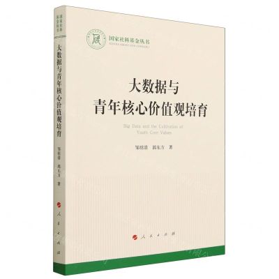 [N]大数据与青年核心价值观培育/国家社科基金丛书-9787010246826