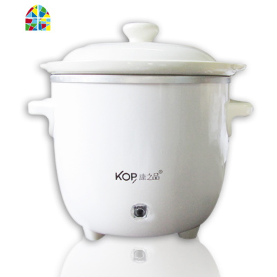 DDG-7A陶瓷宝宝小炖锅迷你电炖盅mini煲汤锅煮粥锅 FENGHOU 康之品7A绿色0.7升1碗左右