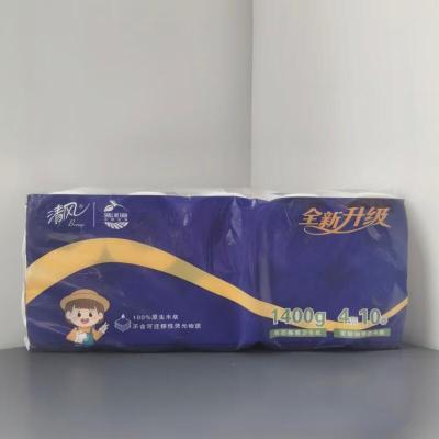 清风(小微生活)有芯卷纸 A20AZL3 有芯卷纸 4层 140g*10卷/提 6提/箱单位:提