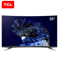 TCL 官方旗舰 55Q960C (55英寸)吋 原色量子点曲面 人工智能HDR超薄4K超高清 液晶平板电视 深空灰