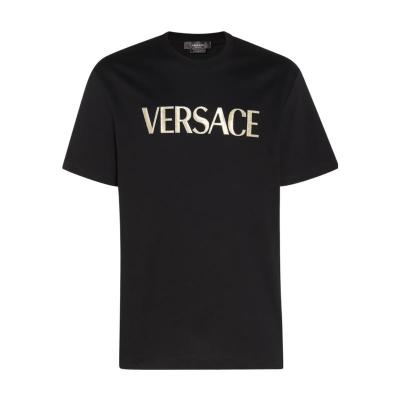 Versace范思哲男士简约短袖T恤时尚舒适透气日常休闲上衣