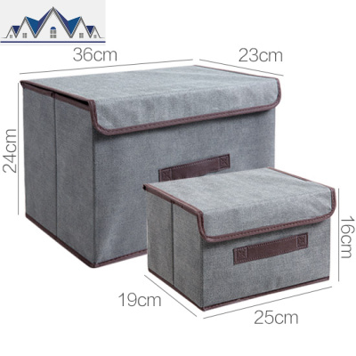 可折叠布艺收纳箱家用衣柜衣物整理学生宿舍衣服储物箱 三维工匠