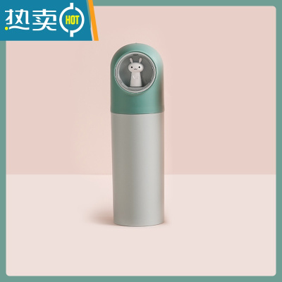 敬平漱口杯牙具杯宿舍女可爱ins风洗漱杯便携式旅行牙刷收纳盒牙具盒 撞色浅绿 1个装