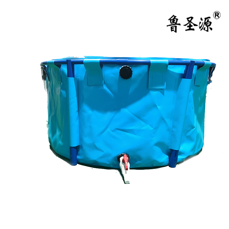 鲁圣源 篷布水池软体水池移动水池 圆形 平方米