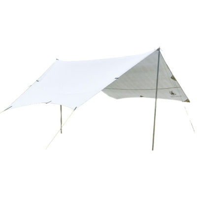 徽羚羊 8-10人 露营防雨遮阳 六角天幕 450*450CM(含撑杆配件)米白色