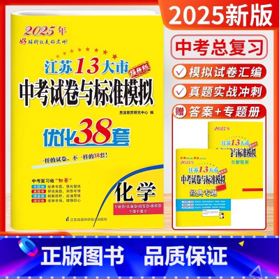 2025-中考化学 [正版]备考2025恩波教育江苏13大市中考试卷与标准模拟 化学 优化38套提优版2024年江苏省中