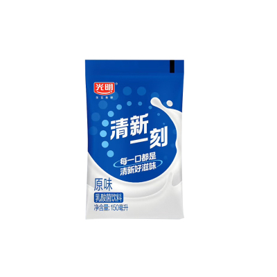 新鲜日期光明清新一刻 原味乳酸菌饮料150ml*15