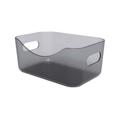 家柏饰(CORATED)日式桌面收纳盒浴室厨房塑料收纳篮零食杂物储物篮子化妆品收纳筐