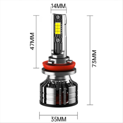汽车大灯h4led大灯远近一体透镜大灯超亮H4大灯泡