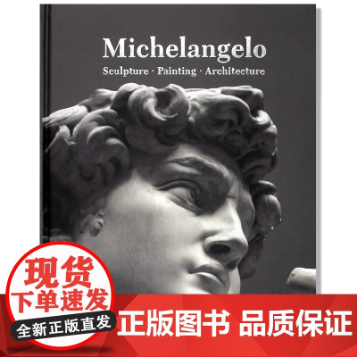 封面随机发 大开本英文 米开朗基罗雕刻、绘画和建筑全集大师艺术画册画集书籍Michelangelo:Sculpture