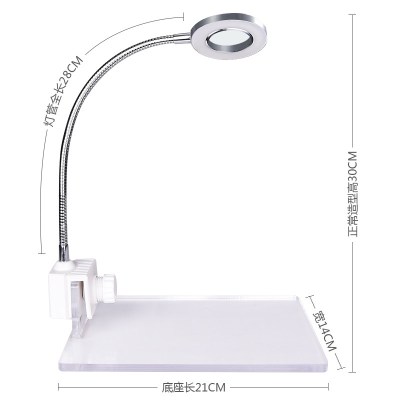 鱼缸灯架圆型鱼缸专用异型缸用灯小鱼缸乌龟缸灯金鱼缸水族箱照明