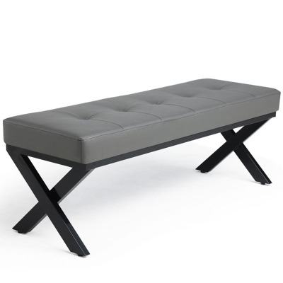 芙瑞塔长凳灰色120*40*42cm个