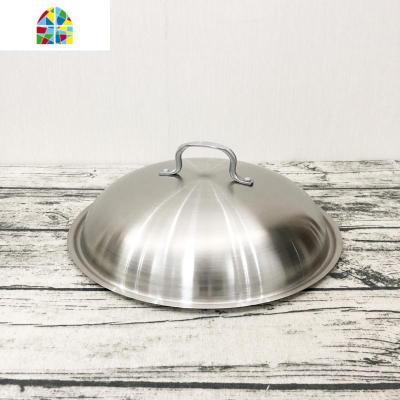 不锈钢锅盖高拱盖加厚26cm28cm30cm32cm36cm38cm40cm42cm45cm FENGHOU 34cm