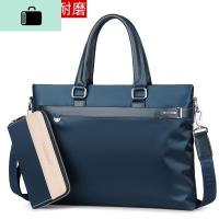 男士手提包男包帆布单肩斜挎包商务公文包14寸电脑包文件背包NEW LAKE