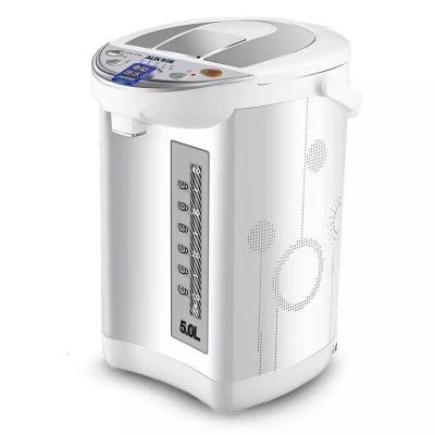 [精选]奥克斯(AUX) 电热水瓶保温5L全自动保温家用不锈钢电热水壶 白色