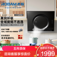 老板(Robam)18.5m³油烟机抽油烟机单烟机大吸力小尺寸脱排油烟机 以旧换新侧吸油烟机CXW-260-21A5H