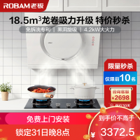 老板(Robam)油烟机烟灶套餐侧吸抽油烟机吸油烟机燃气灶烟灶套装 厨电套装 21A6H+30G2(天然气)