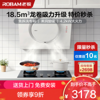 老板(Robam)油烟机烟灶套餐侧吸抽油烟机吸油烟机燃气灶烟灶套装 厨电套装 21A6H+30G2(天然气)