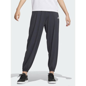 阿迪达斯女裤新款运动休闲防风薄款透气梭织速干长裤 JJ1338 D