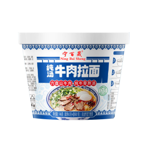 纯汤牛肉拉面 155g*12桶/箱
