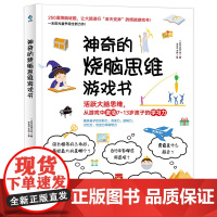 神奇的烧脑思维游戏书 儿童益智游戏书 6-12岁儿童小学生记忆力训练书籍 小学生益智游戏全脑逻辑推理