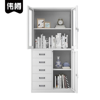 伟樽办公文件柜偏五斗850*390*1800mm台