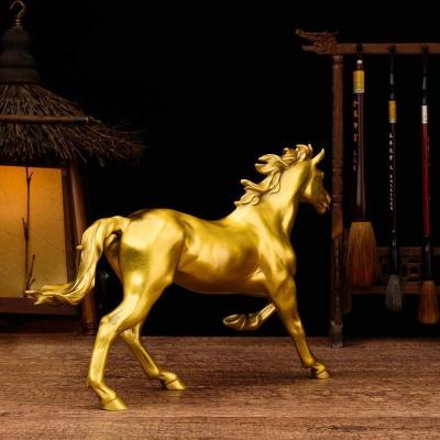 美帮汇铜马摆件马到成功家居装饰品办公室工艺品铜马