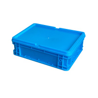 臻远ZY-SNXD-71收纳储物箱长方形物流中转箱带盖子 400*300*120mm