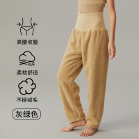 冬季保暖裤女士珊瑚绒高腰加绒加厚暖暖绒保暖长裤可外穿家居裤_1