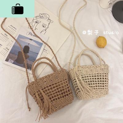 编织女包编包包女2020新款旅行度假沙滩包手提包简约包小包包NEW LAKE女士单肩包